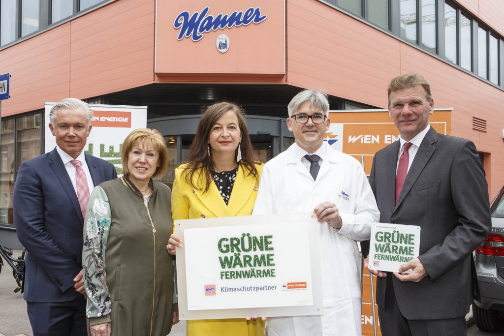 Manner (Waffelproduktion Hernals): Start der Wärmeproduktion mit Wien Energie; © Wien Energie/FOTObyHOFER/Christian Hofer, 10.10.2016