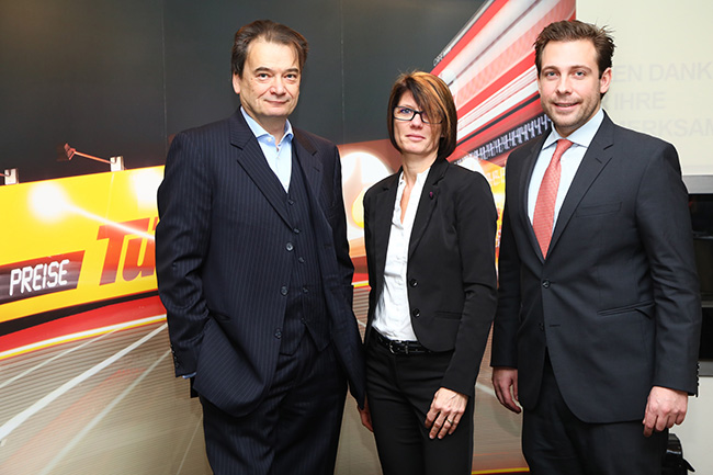 Franz Joseph Doppler (re) mit Dkff. Daniela Dieringer und Dr. Bernd Zierhut. 