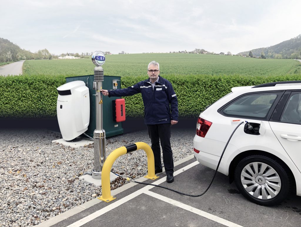 Betankung eines Erdgasautos